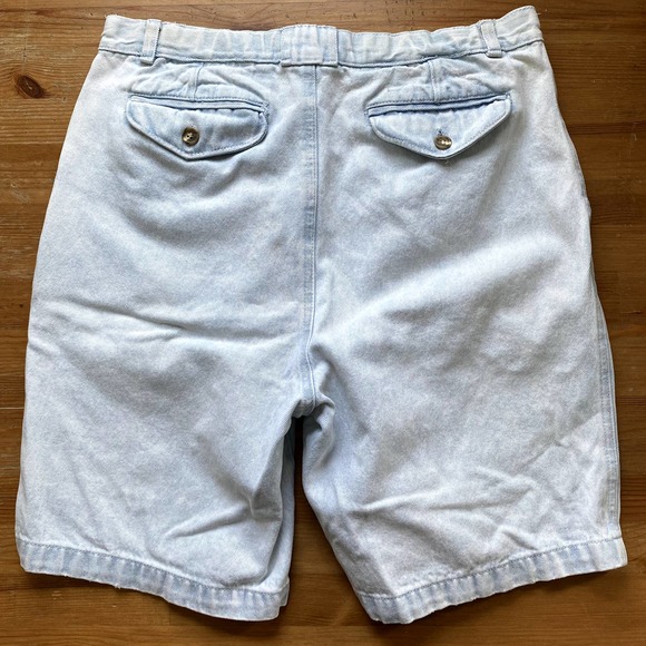 BUGLE BOY MEN Lightwashed Jean Denim Cotton Shorts - Picture 3 of 10